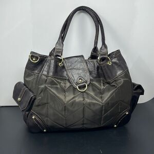 Faux cuir tote bag
